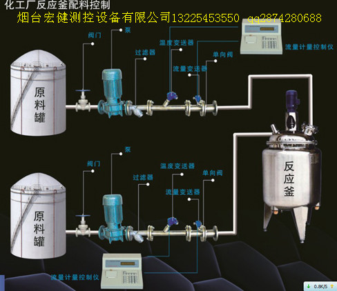 化工反应釜定量配料