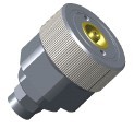 7mm 平接头-3.5mm公 射频微波平接头同轴转接器