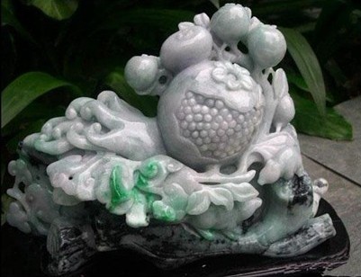 翡翠多子多孙摆件（附证书），上海翡翠摆件购买