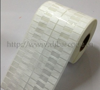 厂家订做50X11撕不烂饰品间隔胶标签 牛油标签纸 空白标签