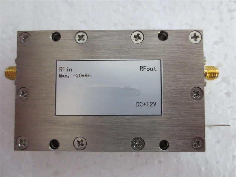 0.5-6GHz微波功率放大器1W 28dB射频宽带放大器