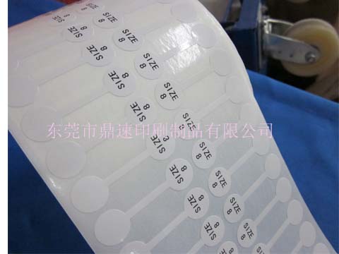 现货圆形SIZE珠宝标签46X13 高档首饰吊牌价格标签