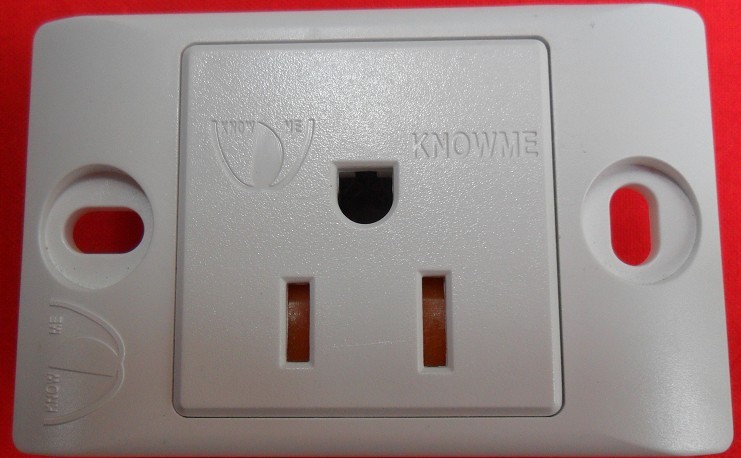 一位美标插座带安全门工业插座