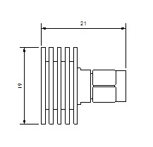 SMA或N接口 5W DC-18GHz  射频微波 同轴负载