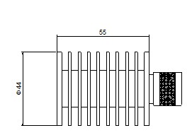 SMA或N接口25W DC-18GHz  射频微波 同轴负载